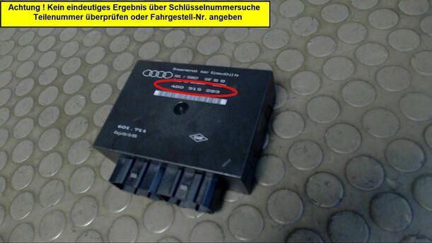 Foto: STEUERGERÄT EINPARKHILFE PDC eines Audi A6 Avant 2.5 TDI GL
