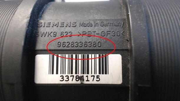 Foto: LUFTMENGENMESSER SIEMENS eines Peugeot Boxer HDi 290 C GL