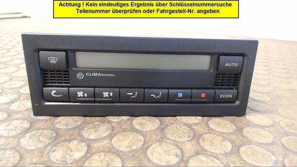 Foto: HEIZUNGSBETÄTIGUNG eines VW Passat Variant 1.6 GL