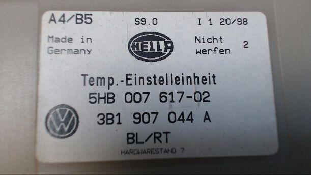 Foto: HEIZUNGSBETÄTIGUNG eines VW Passat Variant 1.6 GL