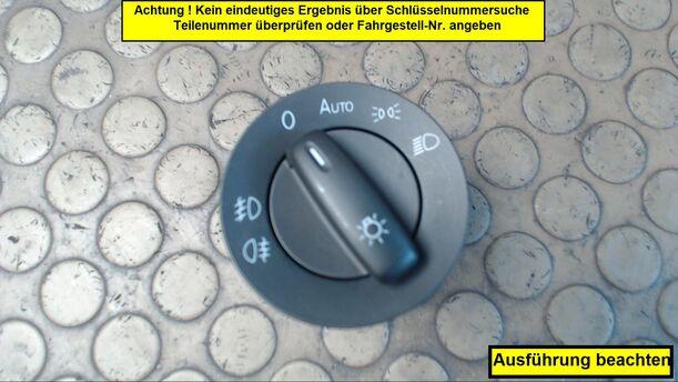 Foto: LICHTSCHALTER eines VW Golf Cabrio 1.6 TDI BlueMotion Technology Cup