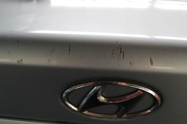Foto: HECKKLAPPE eines Hyundai Accent 1.3i Cup