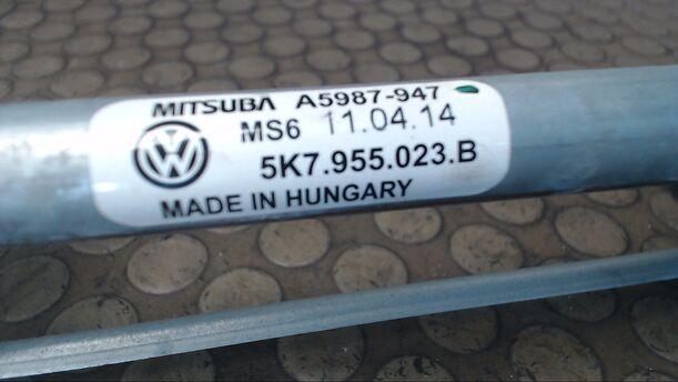 Foto: SCHEIBENWISCHERMOTOR VORN eines VW Golf Cabrio 1.6 TDI BlueMotion Technology Cup