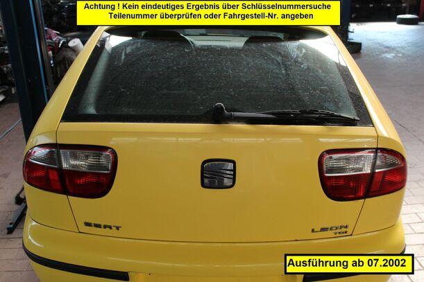 Foto: HECKKLAPPE/ HECKDECKEL eines Seat Leon 1.9 TDI Cup