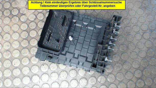 Foto: SICHERUNGSKASTEN ZENTRALELEKTRIK eines VW Golf 1.9 TDI