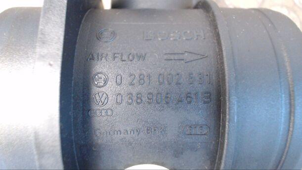 Foto: LUFTMASSENMESSER BOSCH eines VW Golf 1.9 TDI