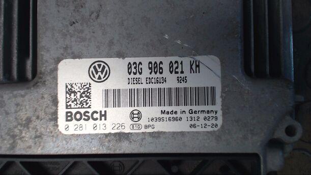 Foto: STEUERGERÄT EINSPRITZUNG eines VW Golf 1.9 TDI