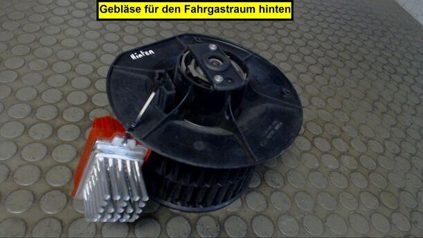 Foto: HEIZUNGSGEBLÄSE HINTEN eines VW Sharan 1.9 TDI Cup