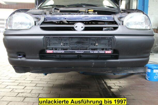 Foto: STOSSFÄNGER/ STOßSTANGE VORN eines Opel Corsa
