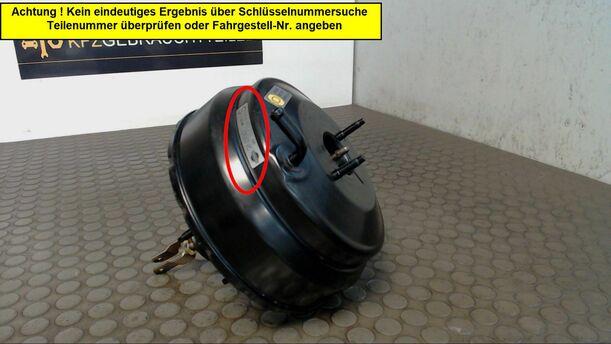Foto: BREMSKRAFTVERSTÄRKER eines Nissan Almera 1.4 GLSi
