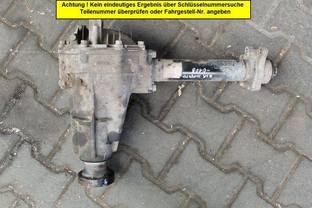 Foto: VORDERACHSDIFFERENTIAL (FZG MIT SCHALTGETRIEBE) eines Kia Sorento 2.5 CRDi