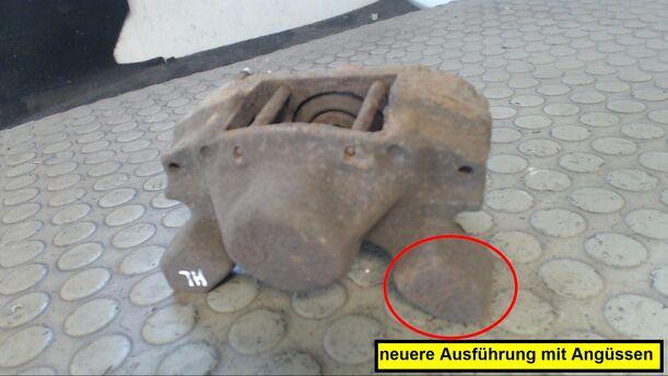 Foto: BREMSSATTEL HINTEN LINKS eines Opel Vectra 1.8 Caravan groove up!