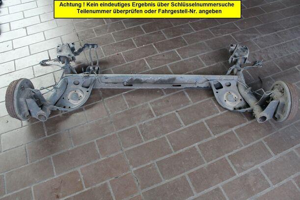 Foto: HINTERACHSE eines Renault Clio 1.5 dCi