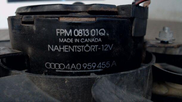 Foto: ELEKTROLÜFTER eines Audi 100 SE