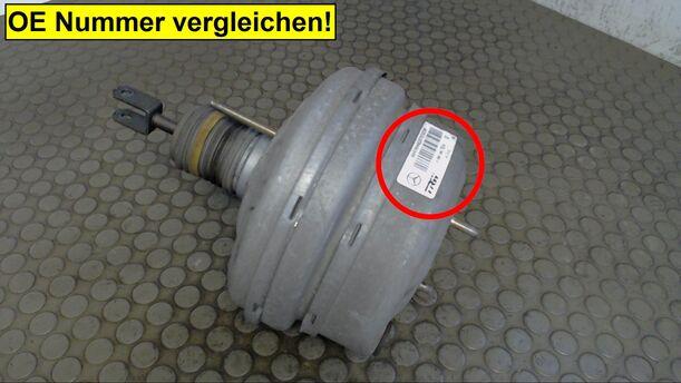 Foto: BREMSKRAFTVERSTÄRKER eines Mercedes-Benz Vaneo CDI 1.7 LX