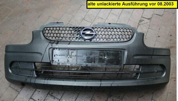 Foto: STOSSFÄNGER/ STOßSTANGE VORN eines Opel Agila 1.0 12 V GLX