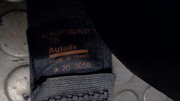 Foto: SICHERHEITSGURT VORNE RECHTS eines Peugeot 306 Cabriolet 1.6 Comfortline