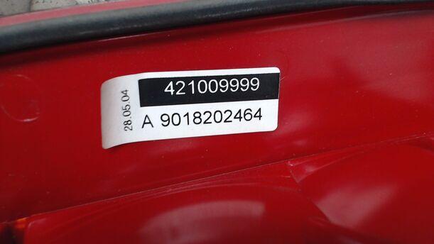 Foto: HECKLEUCHTE RECHTS eines Mercedes-Benz 208 CDI Sprinter 902.661 Sprintshift SLX