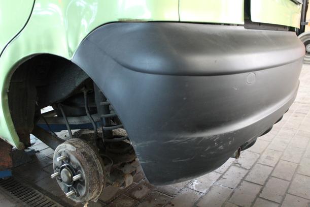 Foto: STOSSFÄNGER / STOSSSTANGE HINTEN eines Daewoo Matiz 0.8 SLX