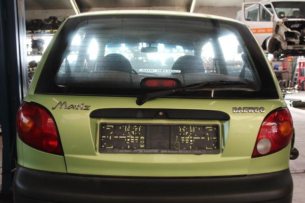 Foto: HECKKLAPPE / HECKDECKEL eines Daewoo Matiz 0.8 SLX