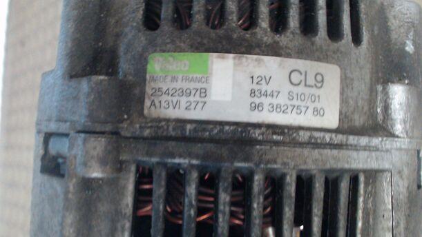 Foto: LICHTMASCHINE eines Citroen C5 2.0 GLXi