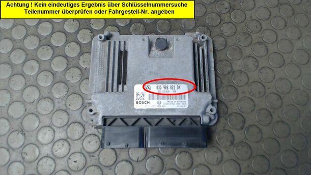 Foto: STEUERGERÄT DIESELEINSPRITZUNG eines Skoda Octavia 1.9 TDI DPF SLX