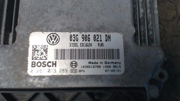 Foto: STEUERGERÄT DIESELEINSPRITZUNG eines Skoda Octavia 1.9 TDI DPF SLX