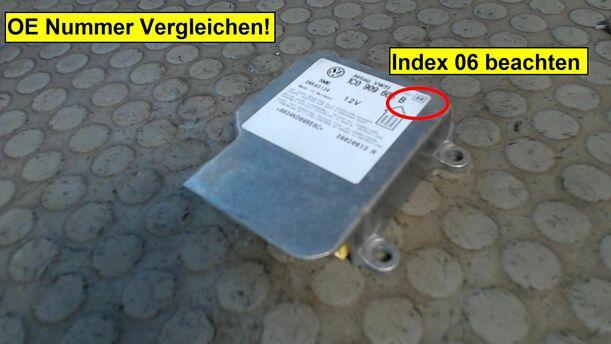 Foto: STEUERGERÄT AIRBAG eines VW Passat Variant 1.9 TDI