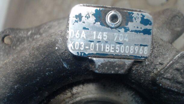 Foto: TURBOLADER eines Skoda Octavia 1.8 T