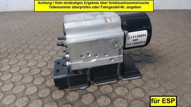 Foto: HAUPTBREMSAGGREGAT ABS eines Opel Signum 3.0 V6 CDTI