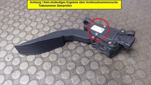 Foto: GASPEDAL eines Opel Signum 3.0 V6 CDTI