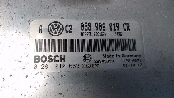 Foto: STEUERGERÄT EINSPRITZUNG eines VW Golf 1.9 TDI