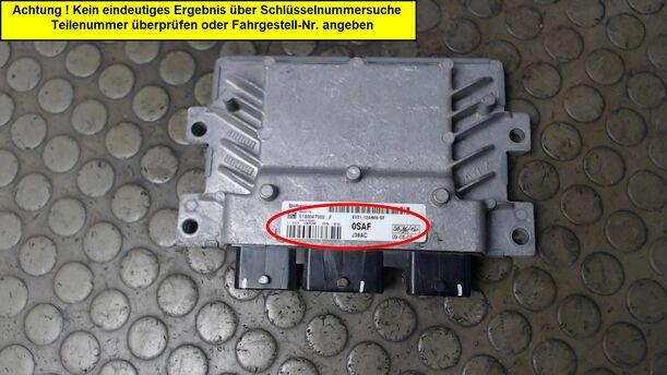 Foto: STEUERGERÄT EINSPRITZUNG eines Ford Fiesta 1.25