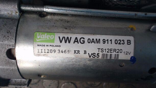 Foto: ANLASSER / STARTER VALEO eines VW Golf Plus 1.4 TSI