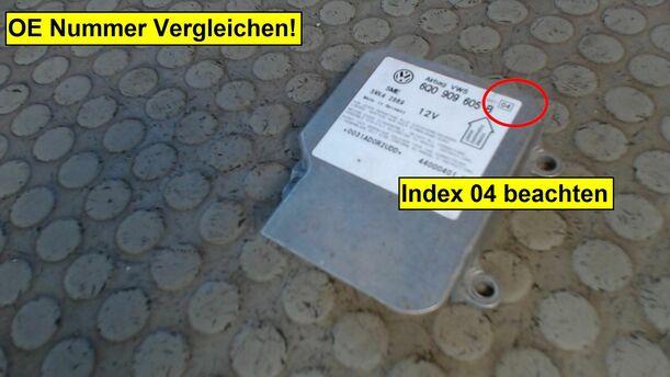Foto: STEUERGERÄT AIRBAG eines VW Passat Variant 1.6