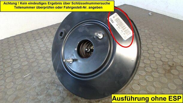 Foto: BREMSKRAFTVERSTÄRKER eines Citroen C3 1.1