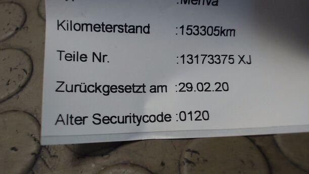 Foto: TACHOEINHEIT (ENTHEIRATET) eines Opel Meriva 1.3 CDTI DPF