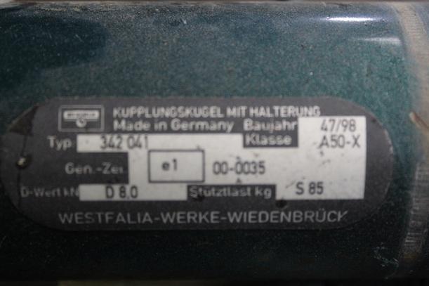 Foto: ANHÄNGERZUGVORRICHTUNG/ ANHÄNGERKUPPLUNG eines Suzuki Vitara