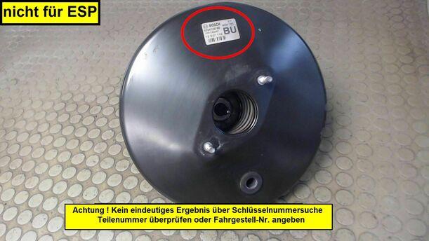 Foto: BREMSKRAFTVERSTÄRKER eines Opel Corsa 1.2 16V (ecoFLEX) Easytronic