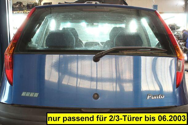 Foto: HECKKLAPPE/HECKDECKEL eines Fiat Punto 1.2