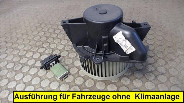 Foto: HEIZUNGSGEBLÄSE eines Fiat Punto 1.2
