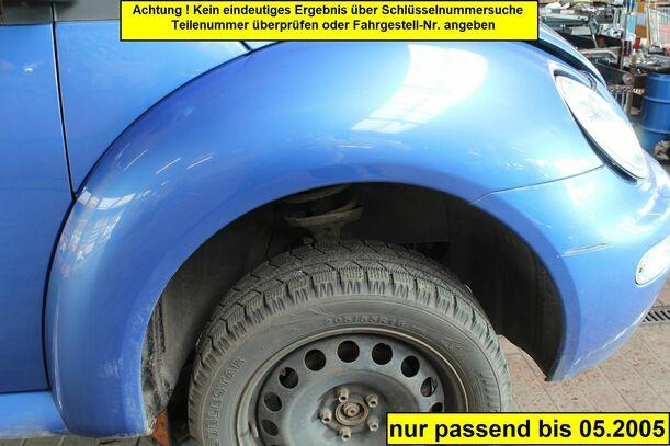 Foto: KOTFLÜGEL VORNE RECHTS eines VW New Beetle 2.0