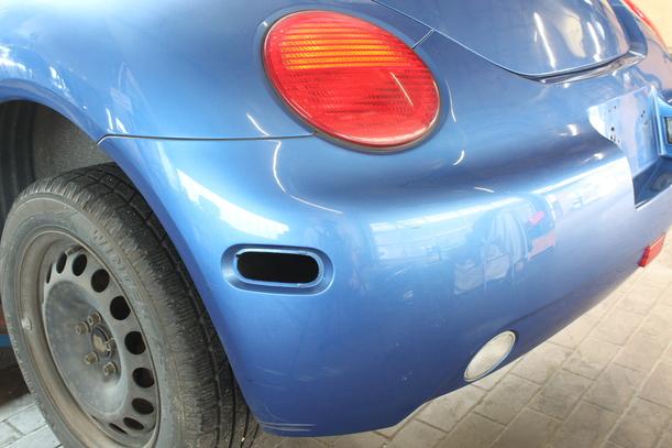 Foto: STOSSFÄNGER/ STOßSTANGE HINTEN eines VW New Beetle 2.0