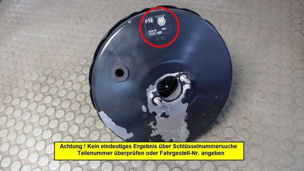 Foto: BREMSKRAFTVERSTÄRKER eines VW New Beetle 2.0