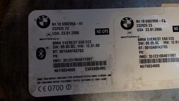 Foto: STEUERGERÄT TELEMATICS BLUETOOTH MODUL eines BMW 525d Touring Aut. LX