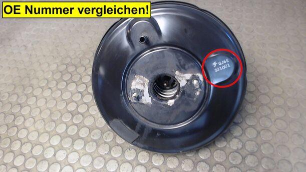 Foto: BREMSKRAFTVERSTÄRKER eines Mazda 6 Sport Kombi 2.0 RS