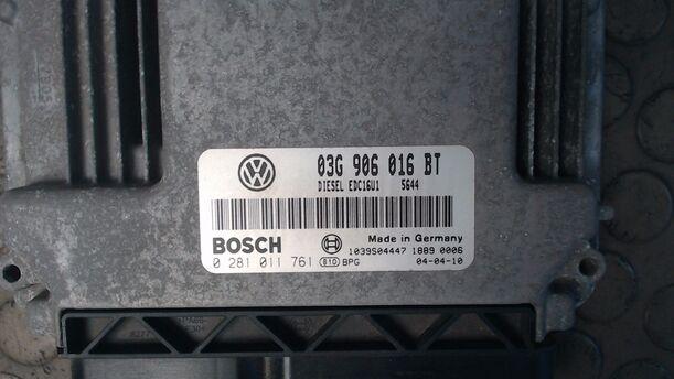 Foto: STEUERGERÄT EINSPRITZUNG eines VW Touran 1.9 TDI