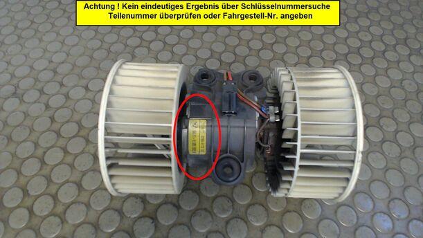 Foto: HEIZUNGSGEBLÄSE eines BMW 525d touring Stella