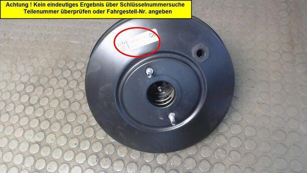 Foto: BREMSKRAFTVERSTÄRKER eines Opel Meriva 1.6 16V