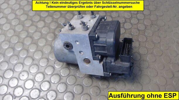 Foto: HAUPTBREMSAGGREGAT ABS eines Opel Meriva 1.6 16V
